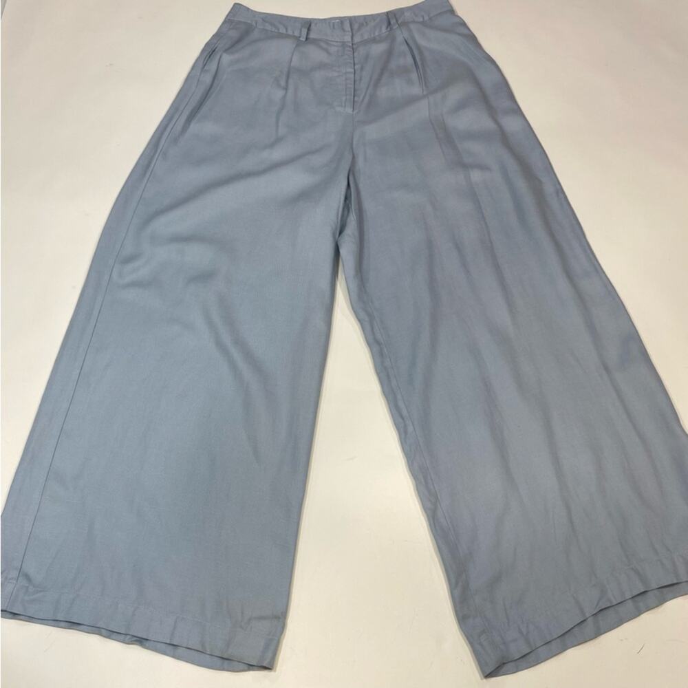 Rosetta Getty Blue Wide Leg Trousers Size 12 - Picture 3 of 8